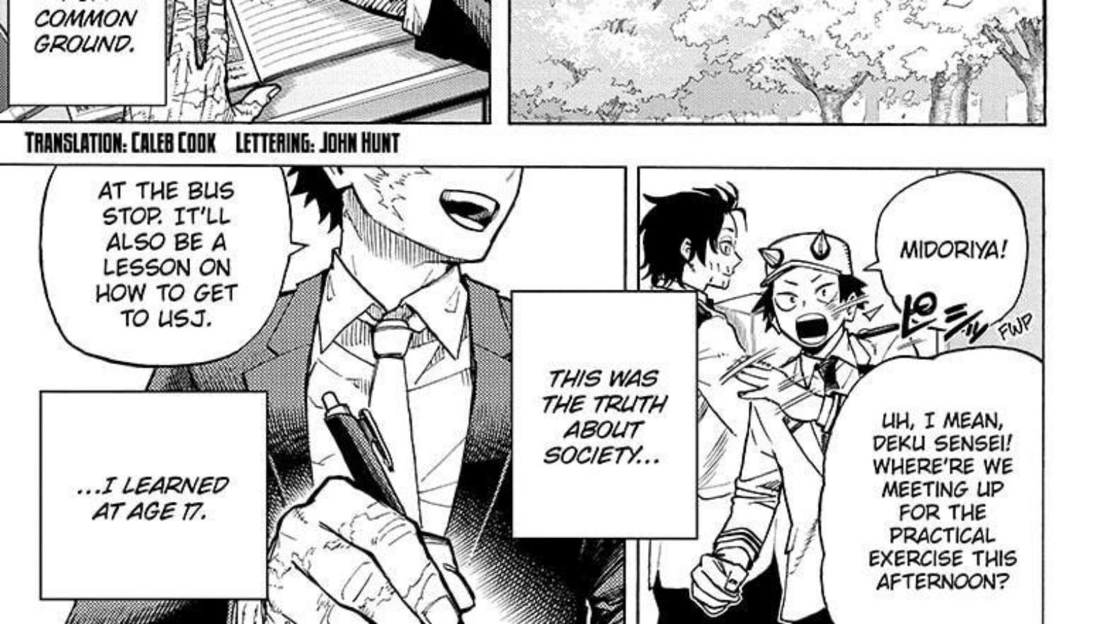 Kota, Deku, and the kid from Chapter 425 in My Hero Academia