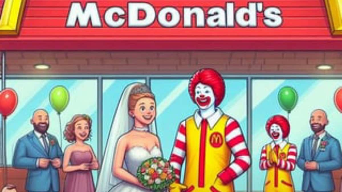 mcdonald's wedding