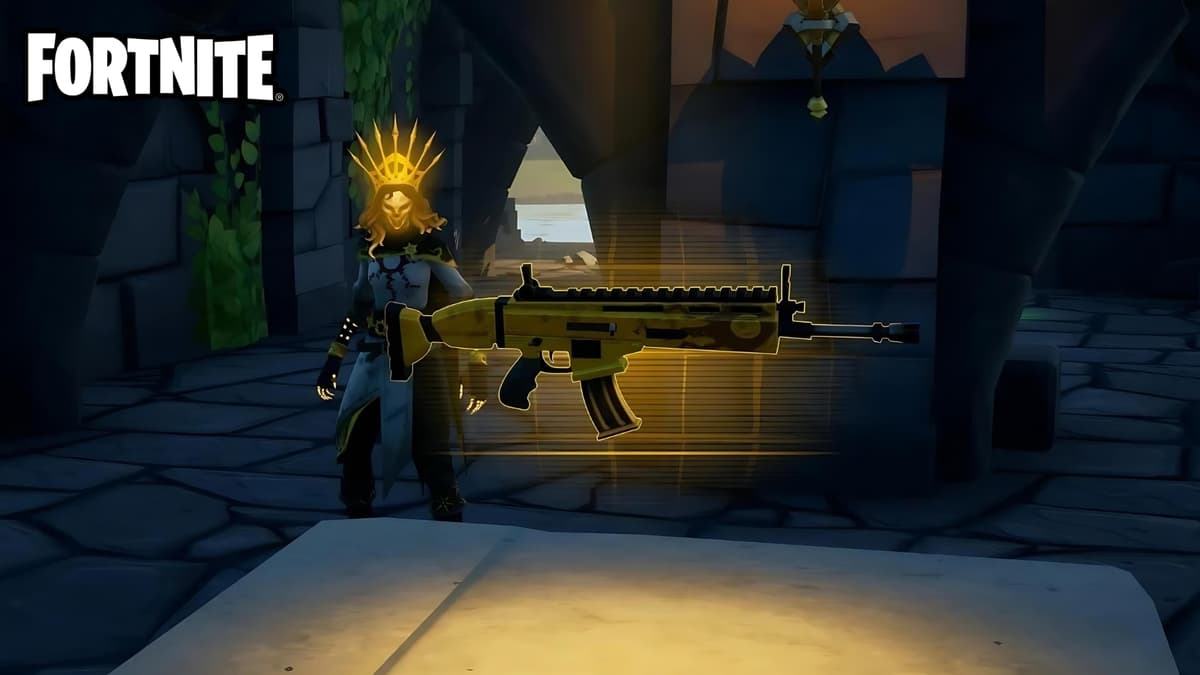 Best Weapons Gold Scar in Fortnite