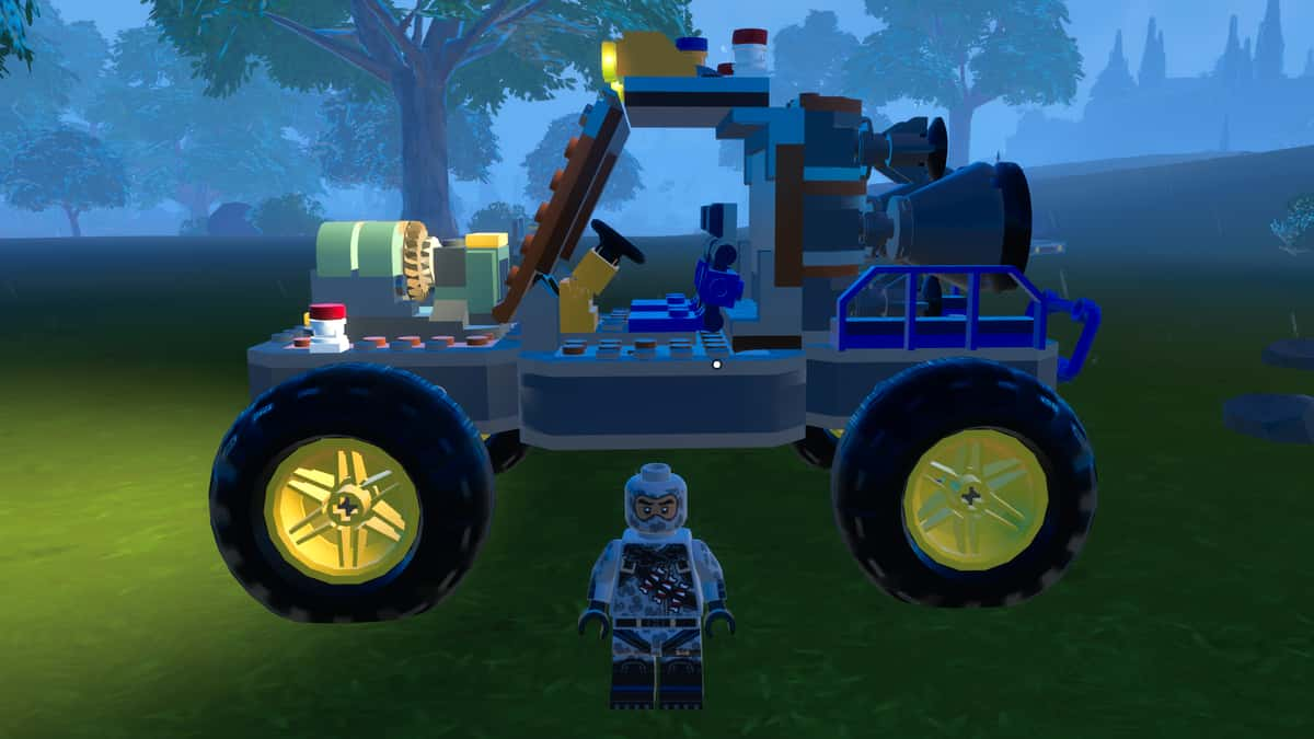 LEGO Fortnite Offroad Flyer complete vehicle build.