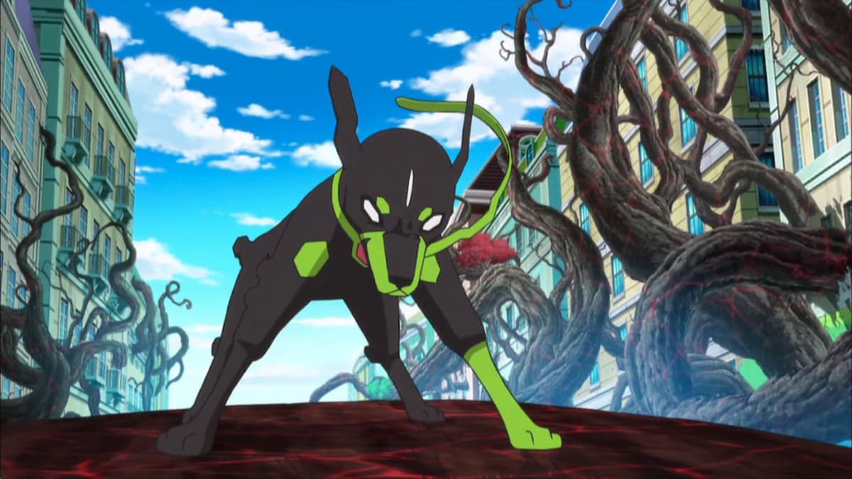 Zygarde 10% form from Pokemon anime.