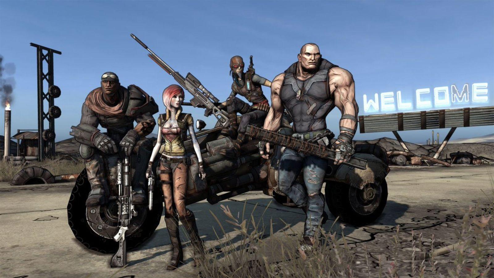 The characters in 2009's Borderlands