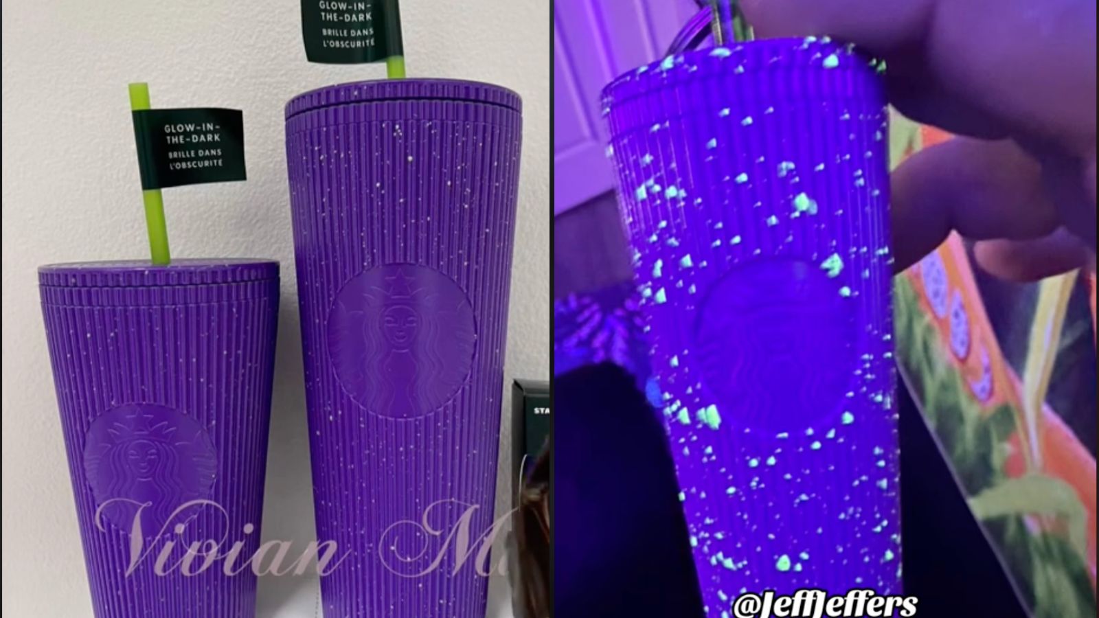 New Starbucks Glow in the dark Cup retail