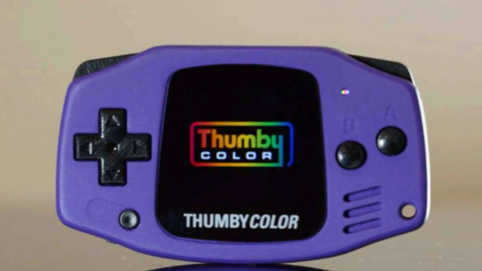 Screenshot of the Thumby Color taken from the Kickstarter video.