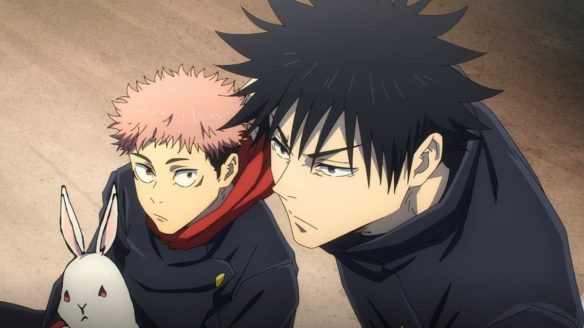 Yuji and Megumi in Jujutsu Kaisen