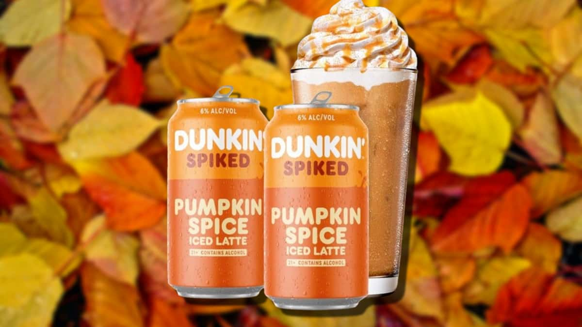 Dunkin' spiked pumpkin latte