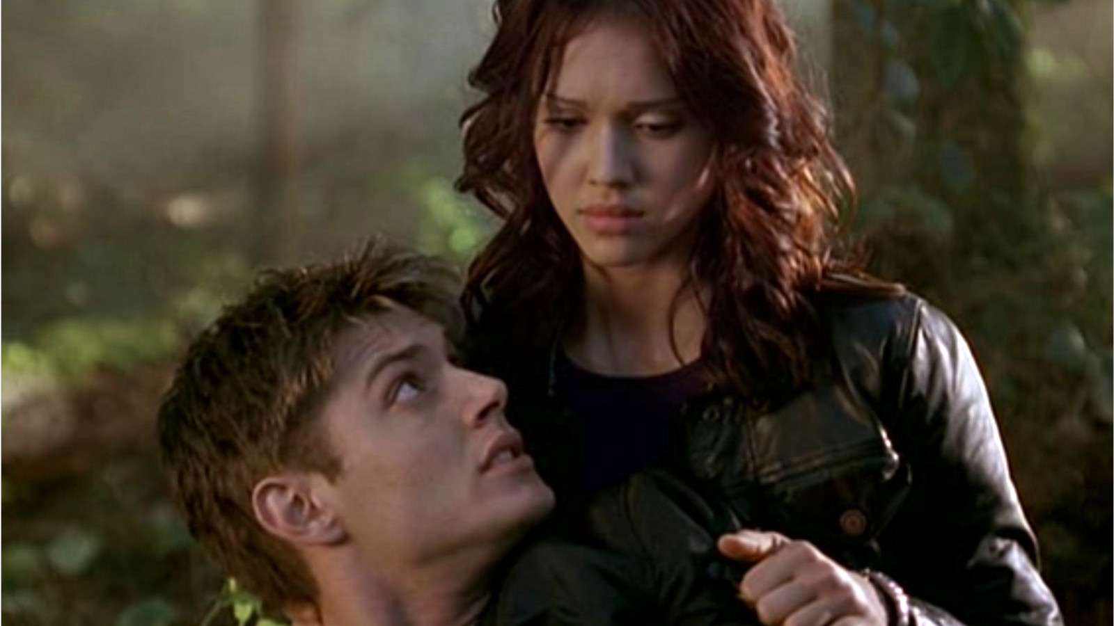 Jensen Ackles and Jessica Alba from Dark Angel