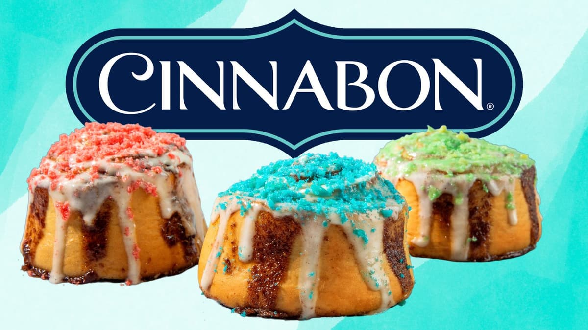 cinnabon buns and logo