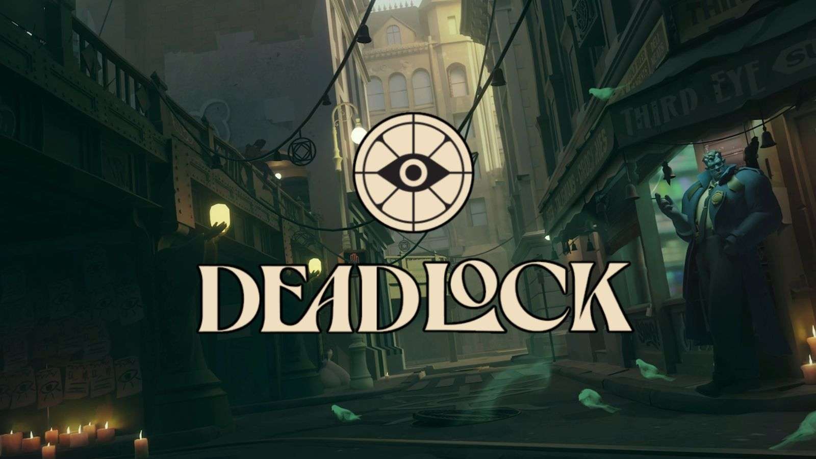 A custom image of Deadlock keyart with the game logo.