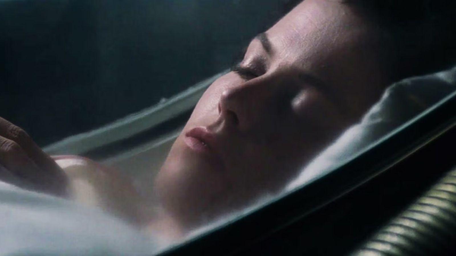 Ellen Ripley in stasis.