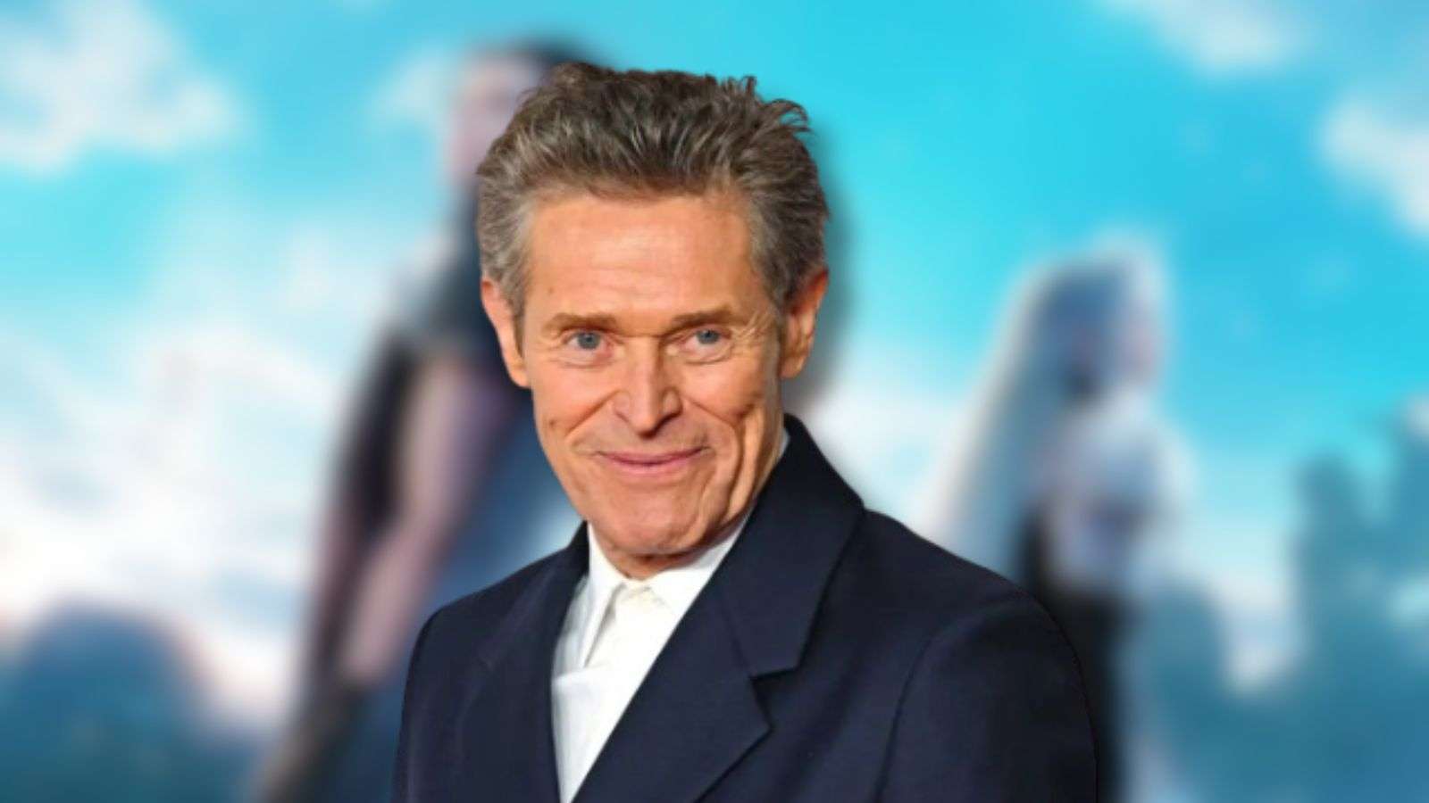 Willem Dafoe over Crisis Core FF7R cover