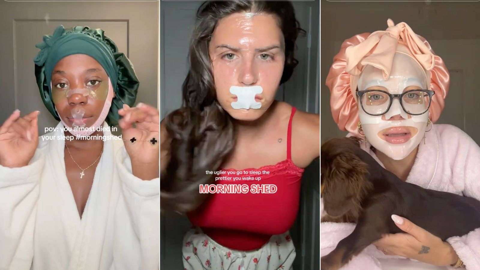 Morning shedding trend on TikTok