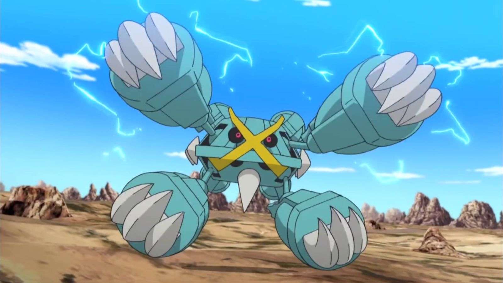 Mega Metagross from Pokemon anime.