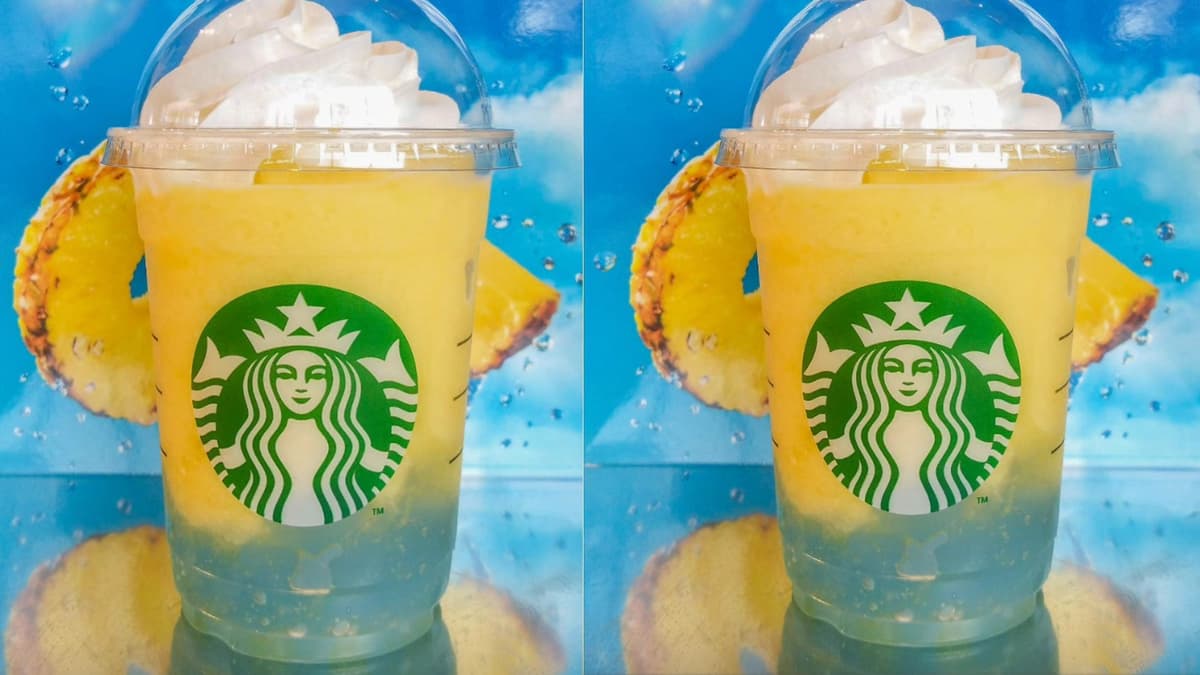 Starbucks pineapple frappuccino