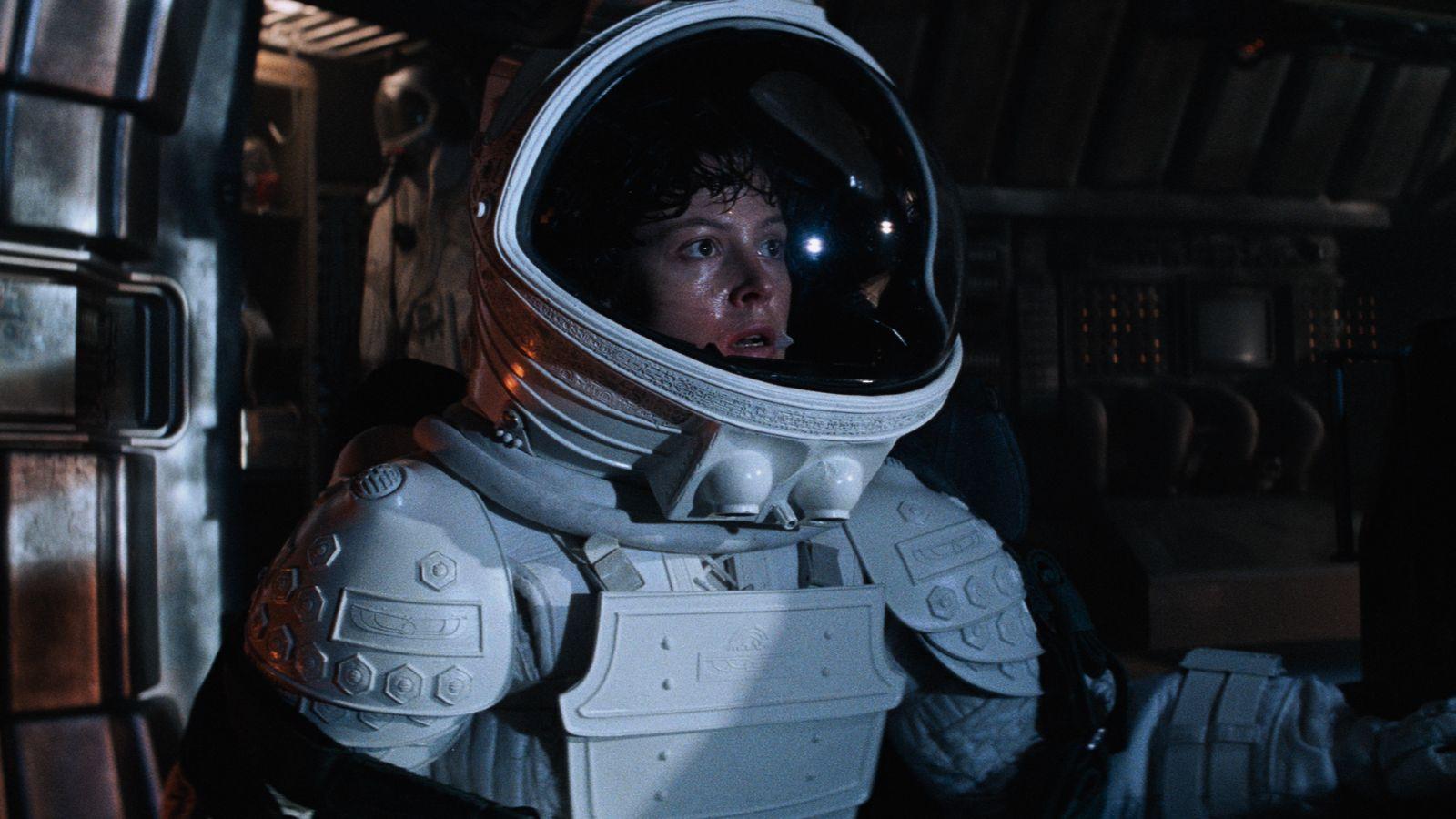 Sigourney Weaver in Alien.