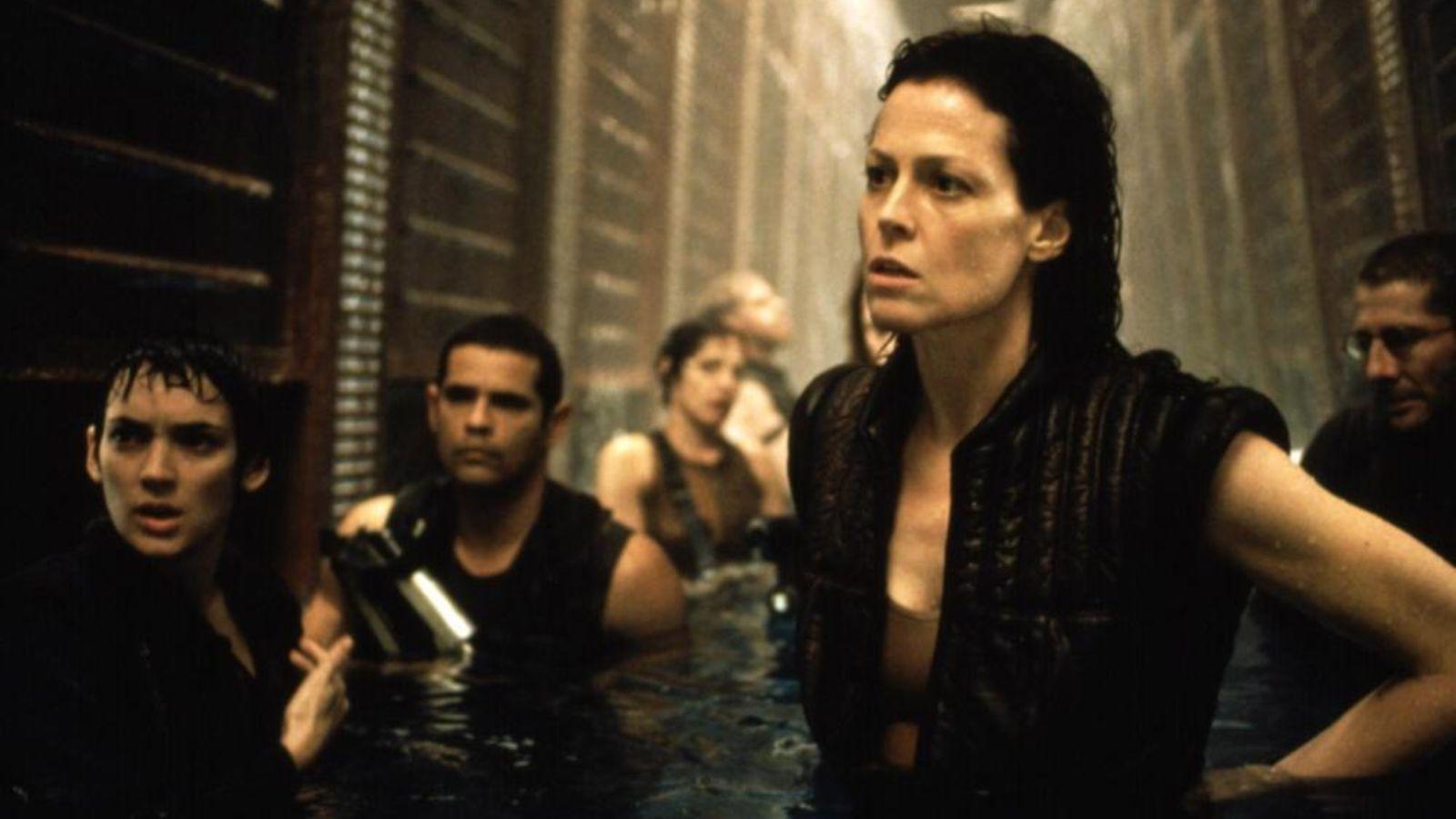 The cast of Alien: Resurrection.