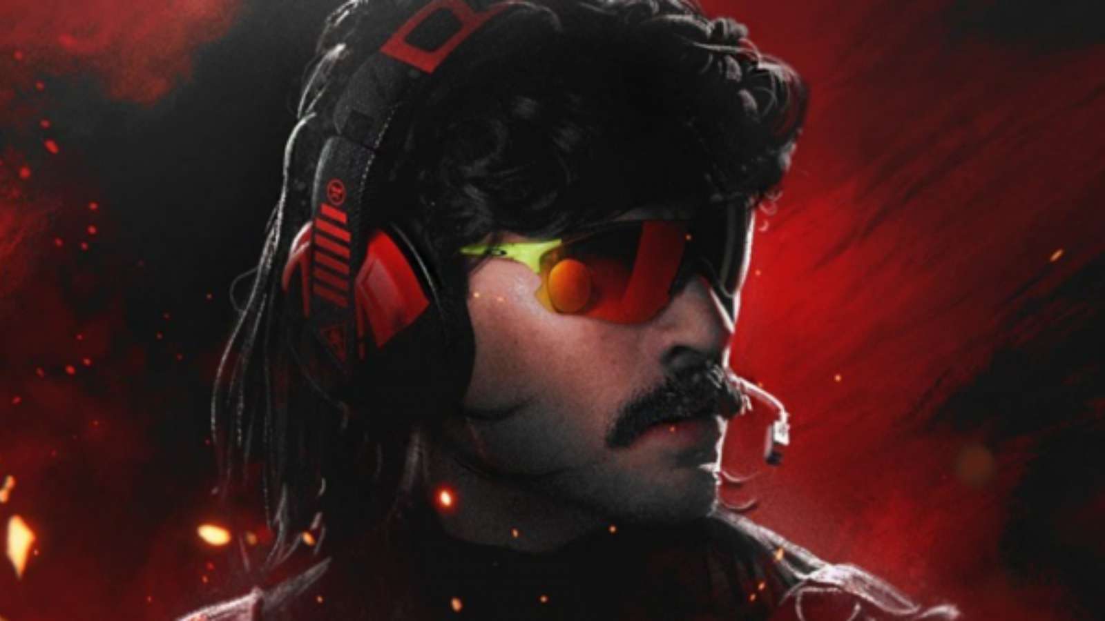 dr disrespect looking away