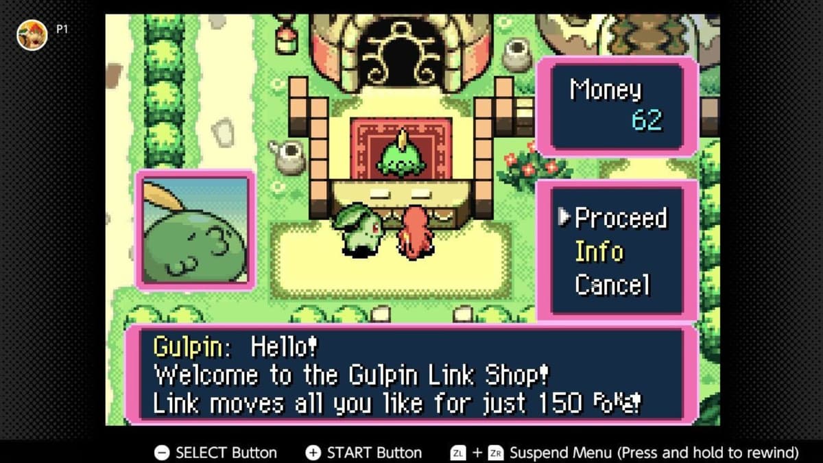 Gulpin Pokemon Mystery Dungeon in the Square.