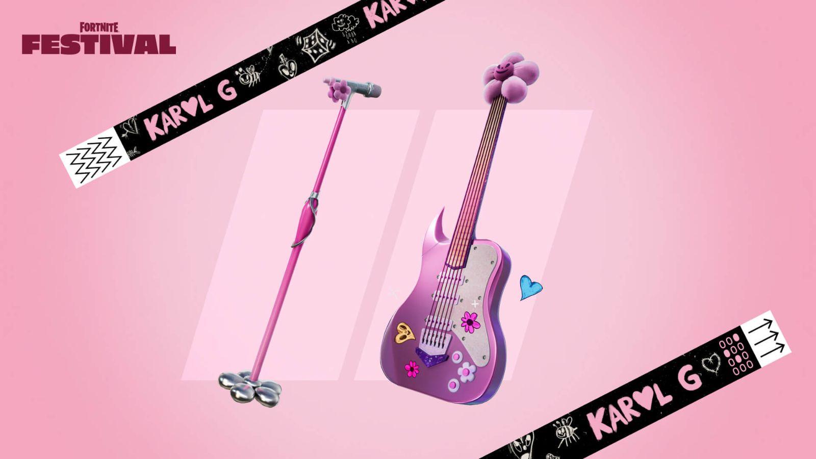 Karol G cosmetics from Fortnite Festival