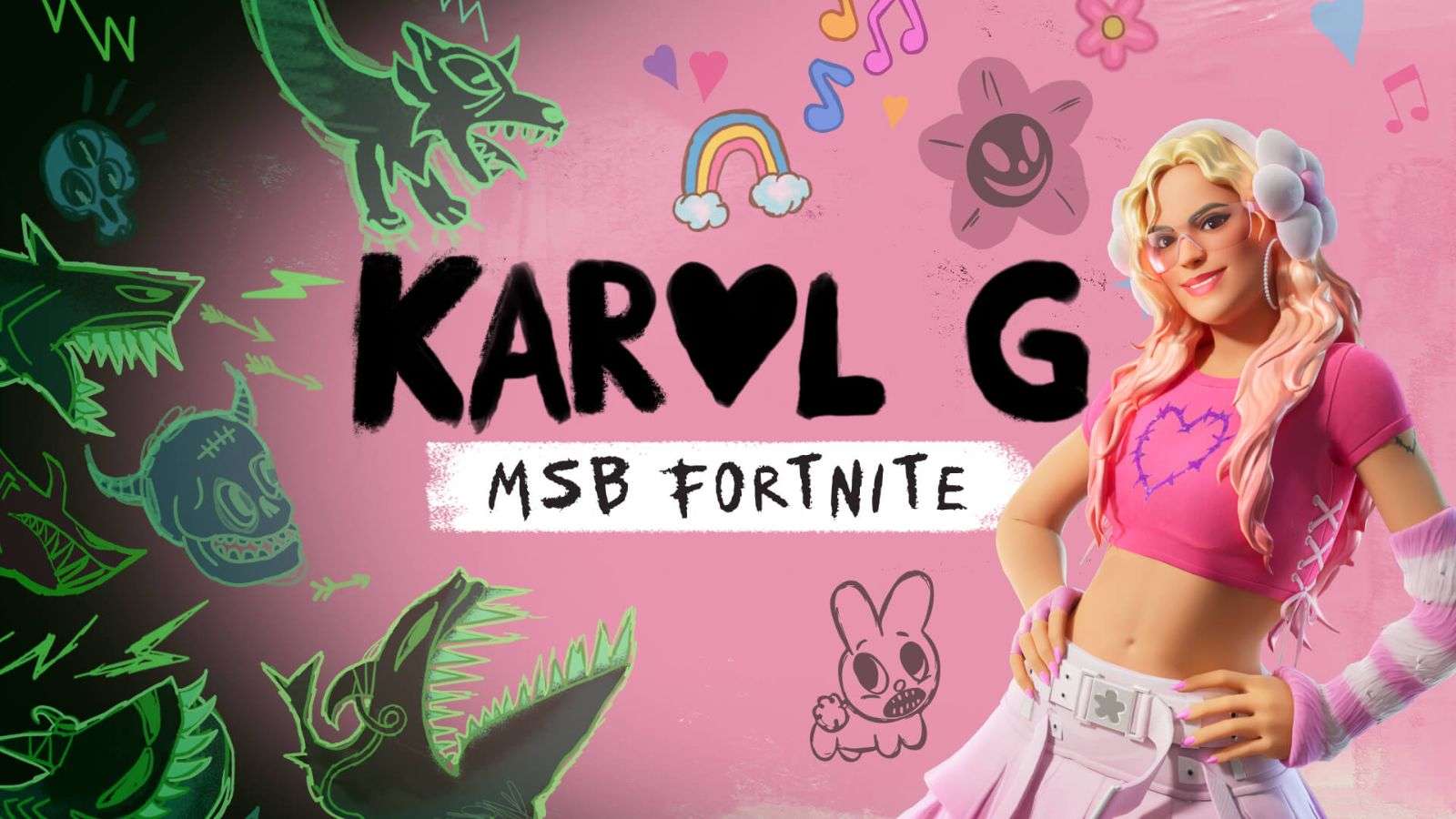 Karol G's season in Fortnite Festival comes with a concert