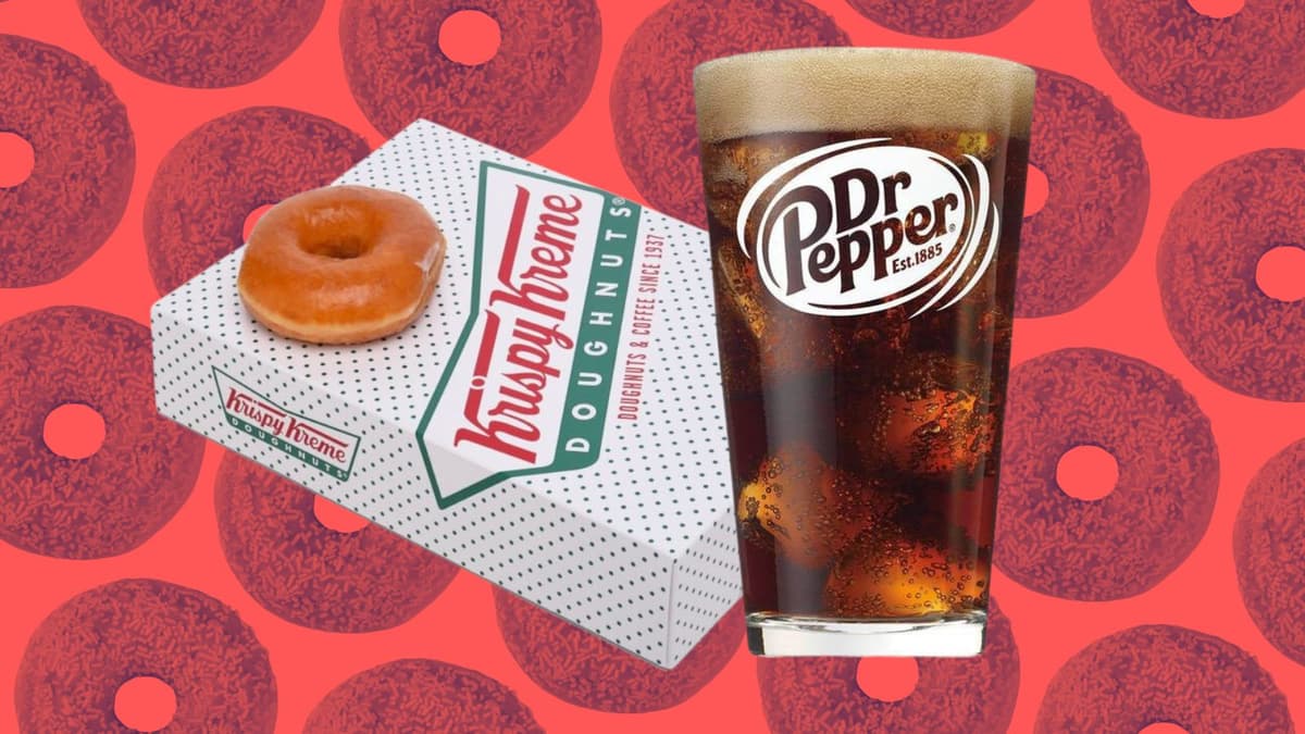 dr pepper and krispy kreme collab.