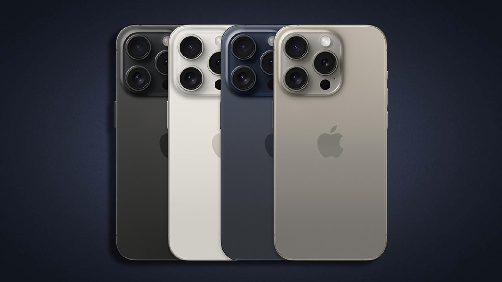 iPhone 15 Pro colors