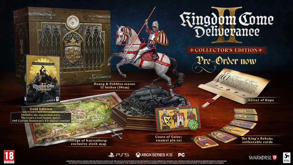 An image of the Kingdom Come Deliverance 2 Collector's edition.