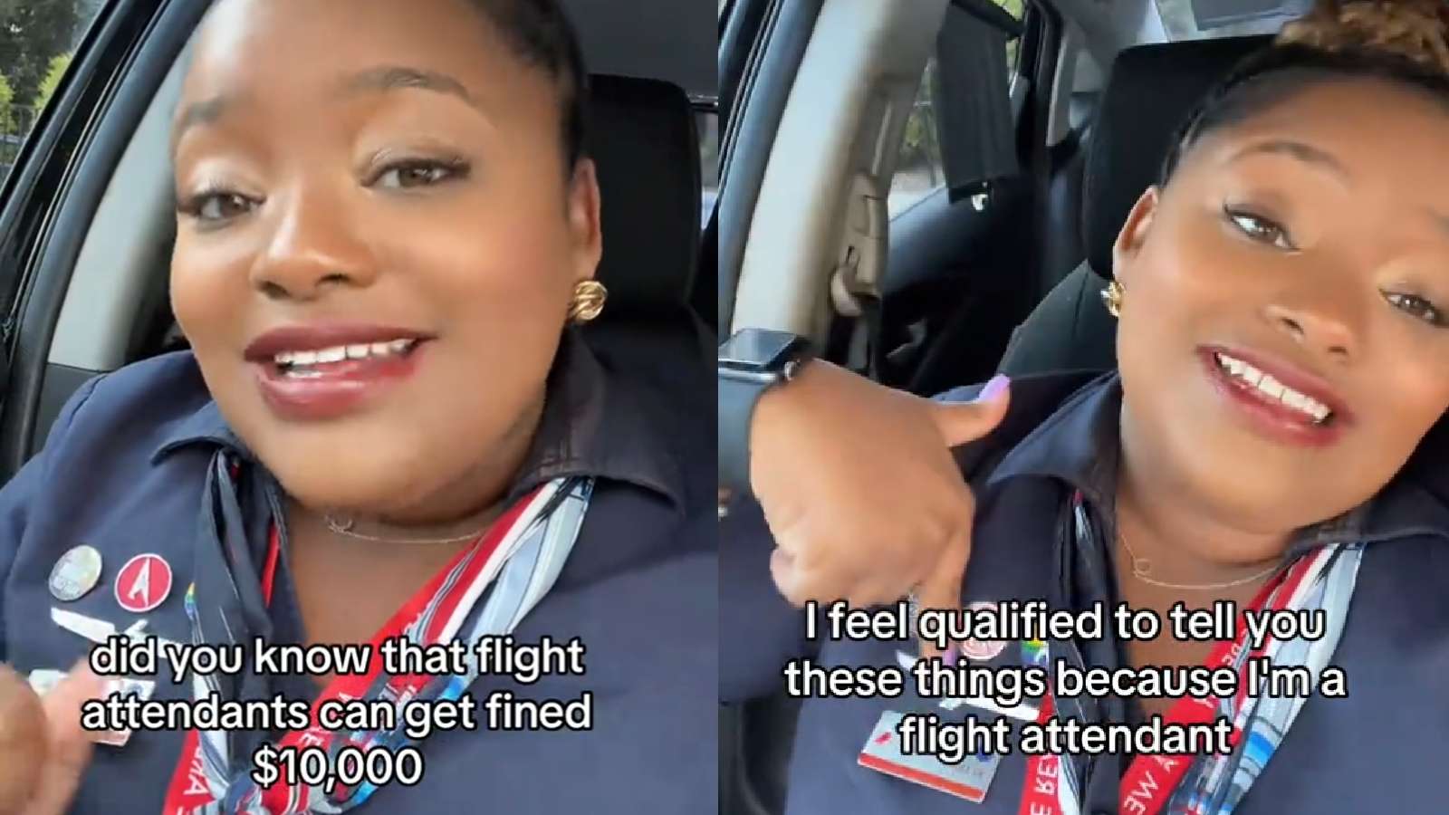 viral flight attendant