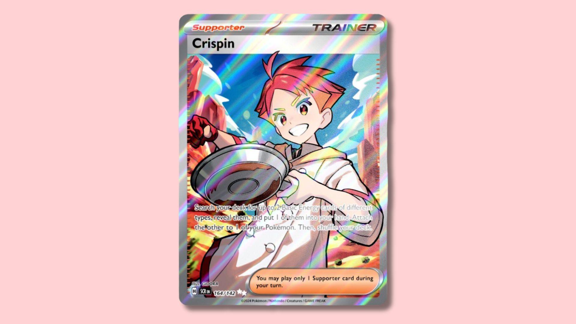 Crispin Pokemon Card.