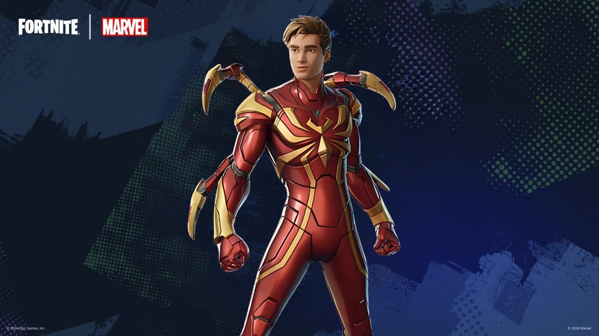 Iron Spider skin in Fortnite