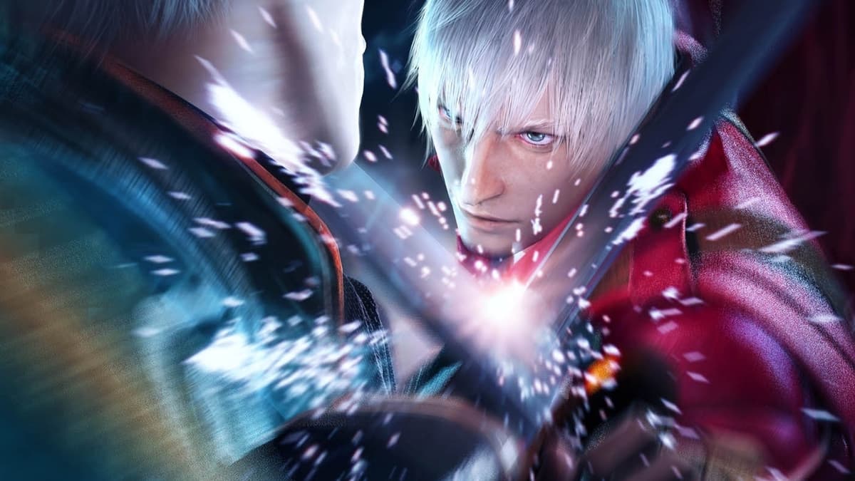 Dante and Vergil cross blades n Devil May Cry 3.