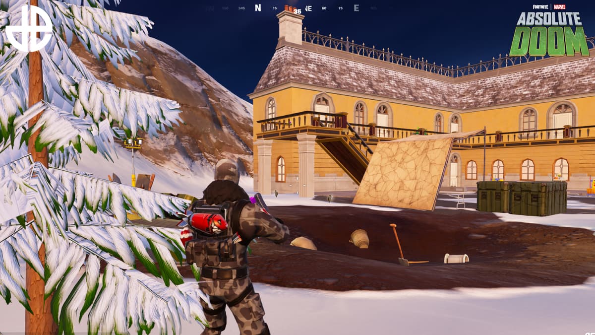 Fortnite henchman digging site.