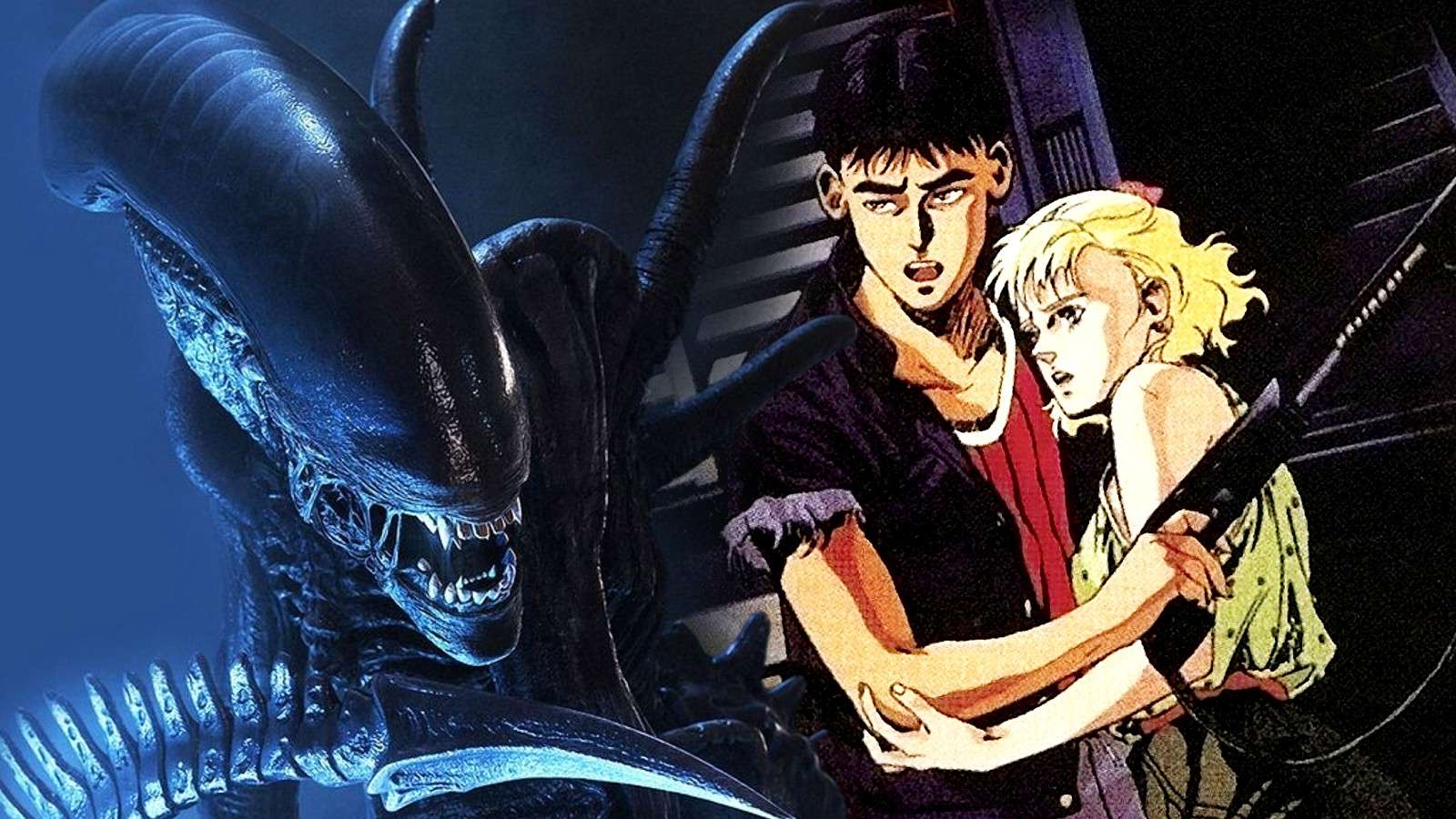 The Xenomorph from Alien and the characters from Lily C.A.T.