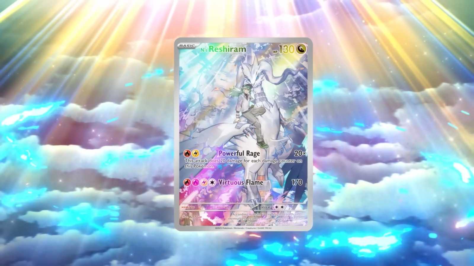 N's Reshiram Full-Screen Map