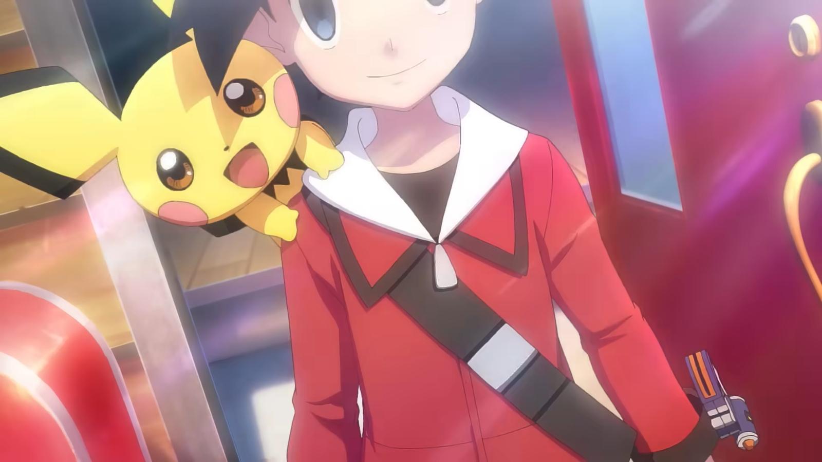 Pokemon TCG Trailer Ethan and Pichu