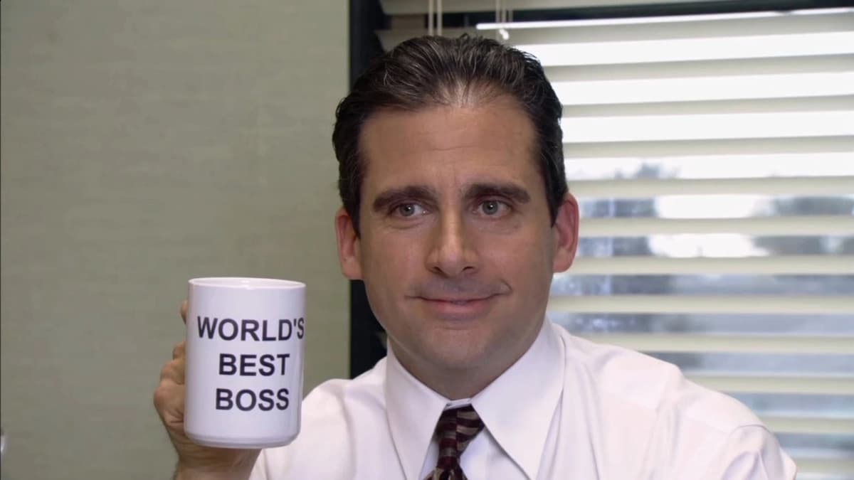 Steve Carell as Michael Scott in The Office