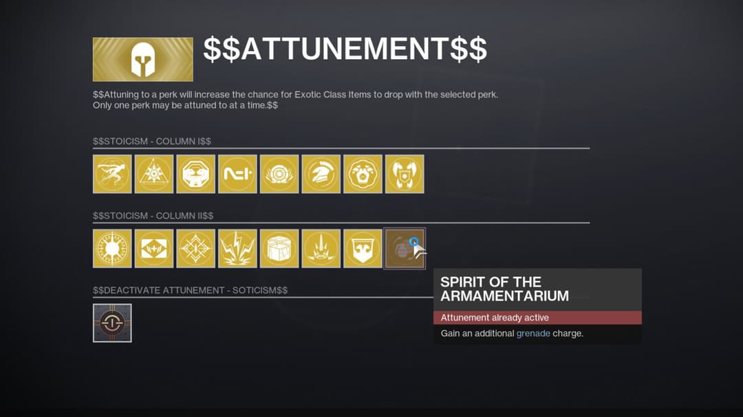 Destiny 2 finally adds new method for hunting specific exotic class item perks