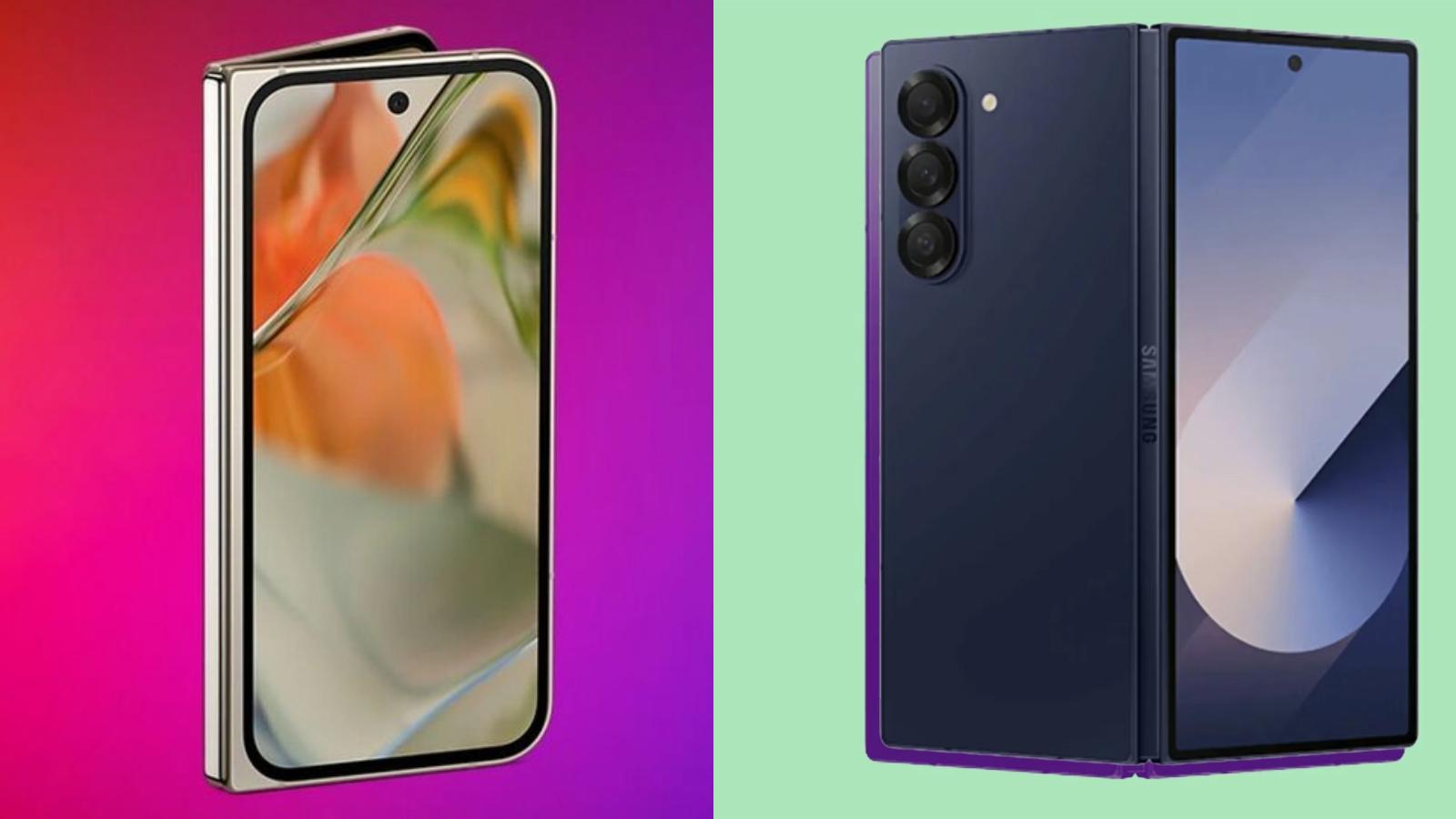 Pixel 9 Pro Fold and Samsung Galaxy Z Fold 6.