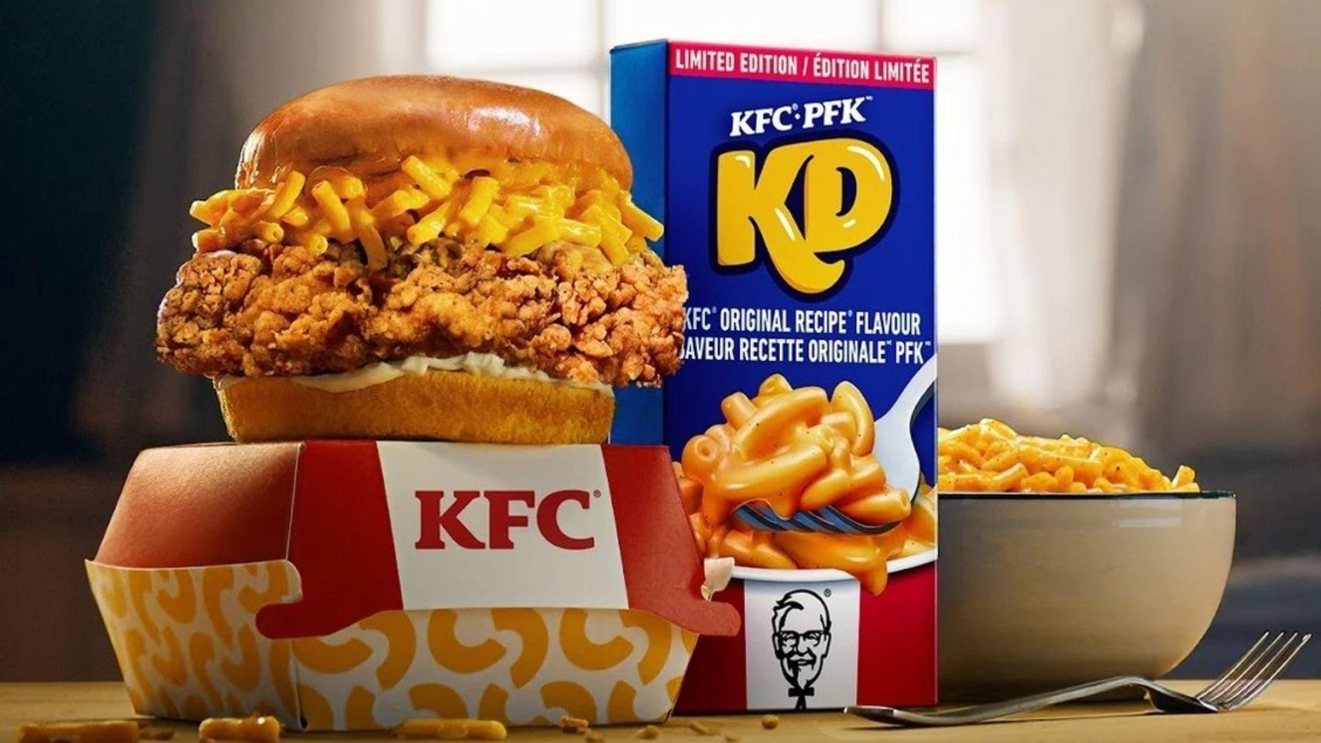 KFC объединилась с Kraft для создания первого в мире сэндвича с макаронами и сыром