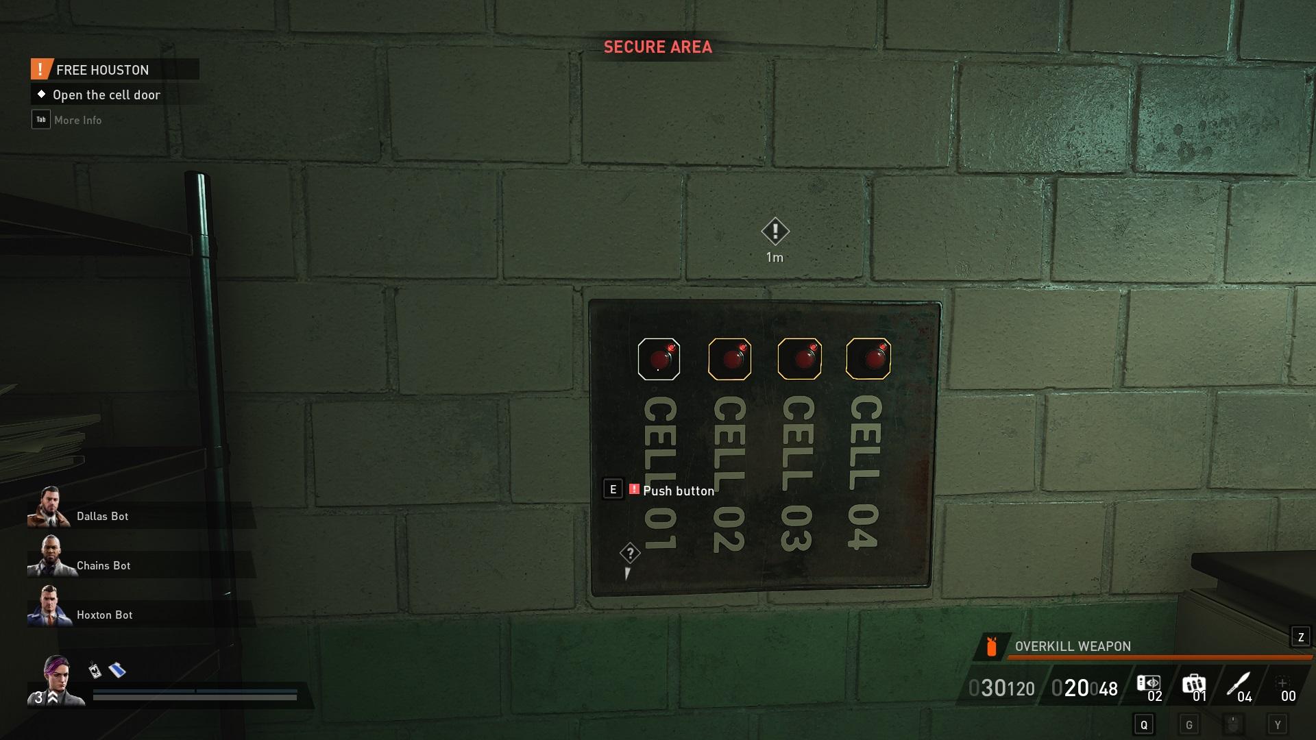 payday 3 houston breakout cell door