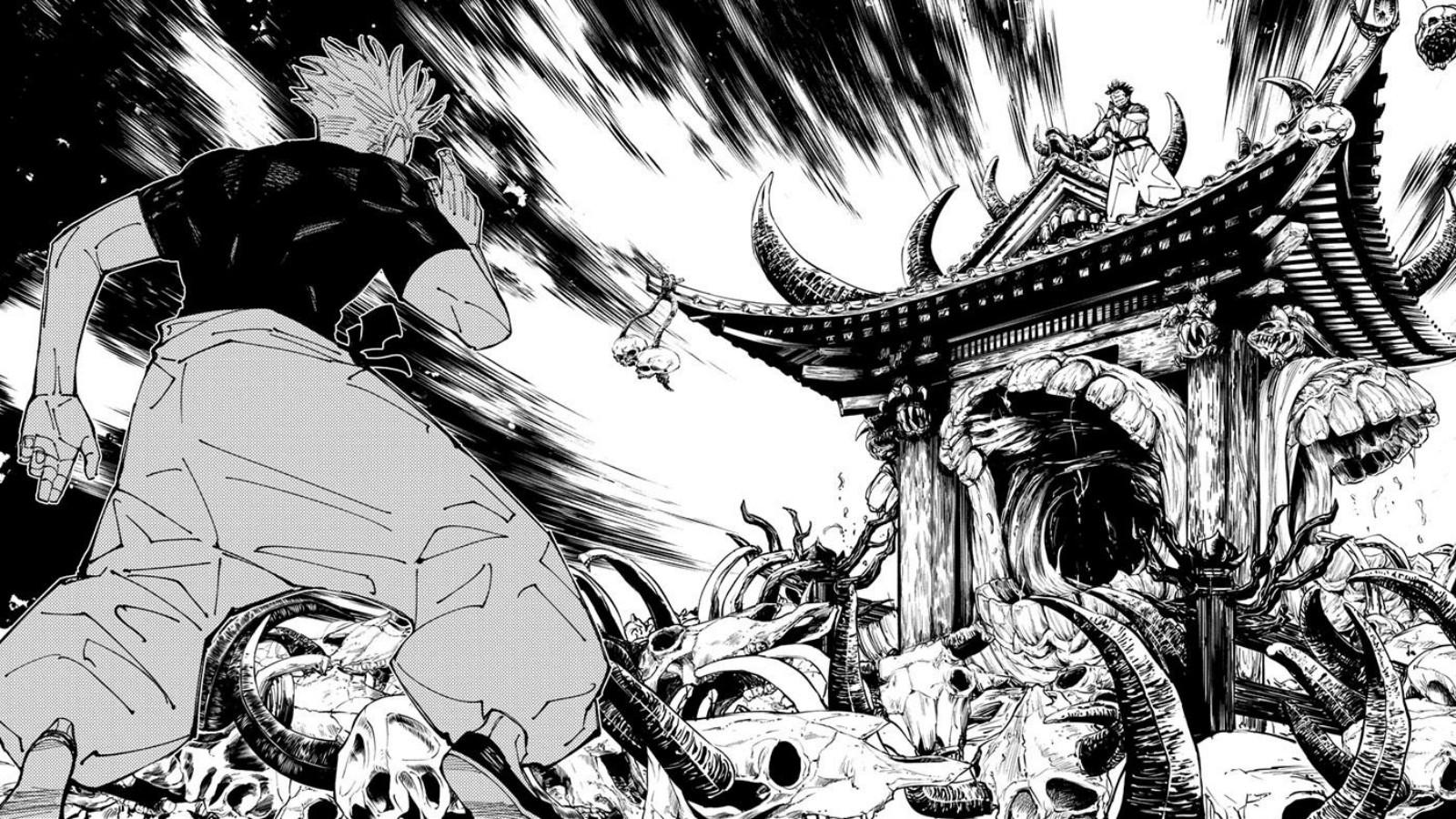 Unlimited Void vs. Malevolent Shrine in Jujutsu Kaisen