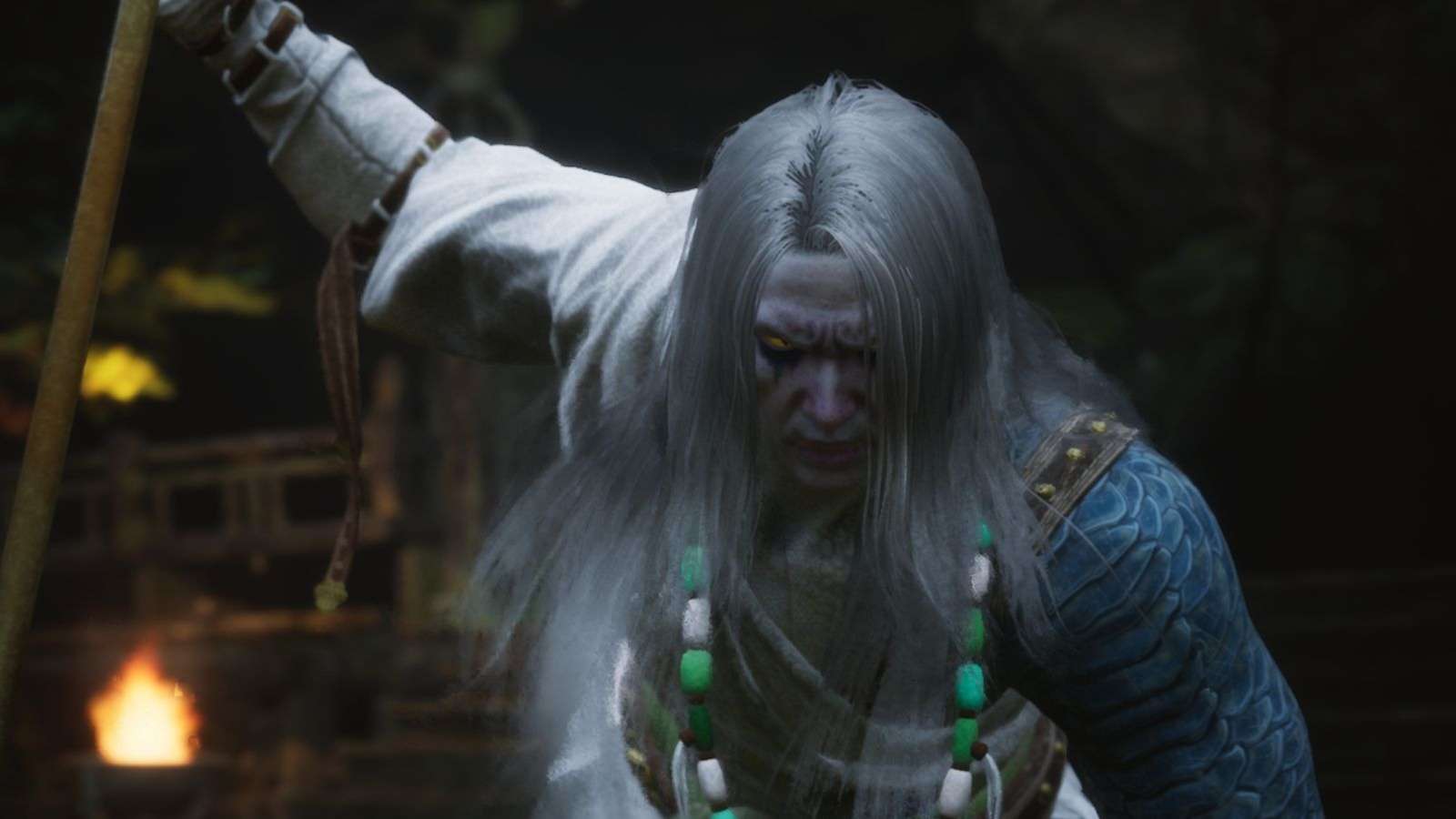 A screenshot of Whiteclad Noble from Black Myth: Wukong