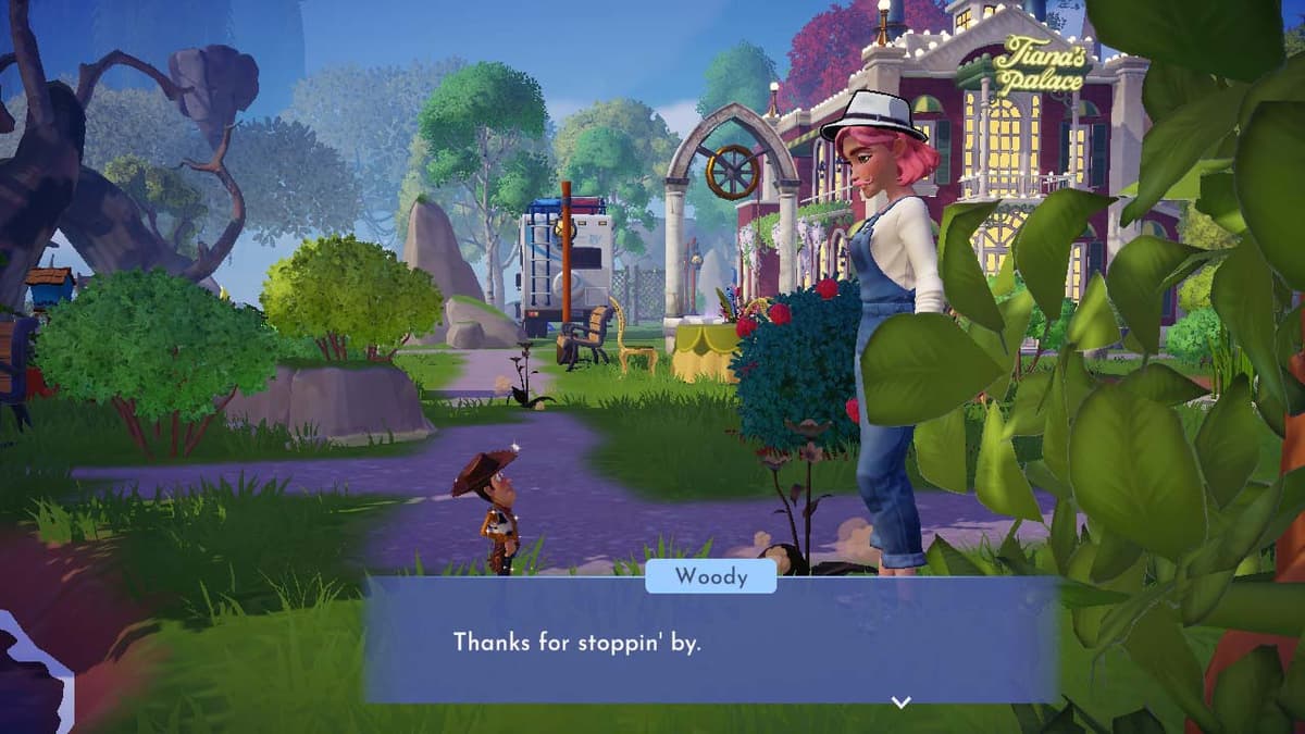 Inviting villagers to Tiana's contest in Disney Dreamlight Valley