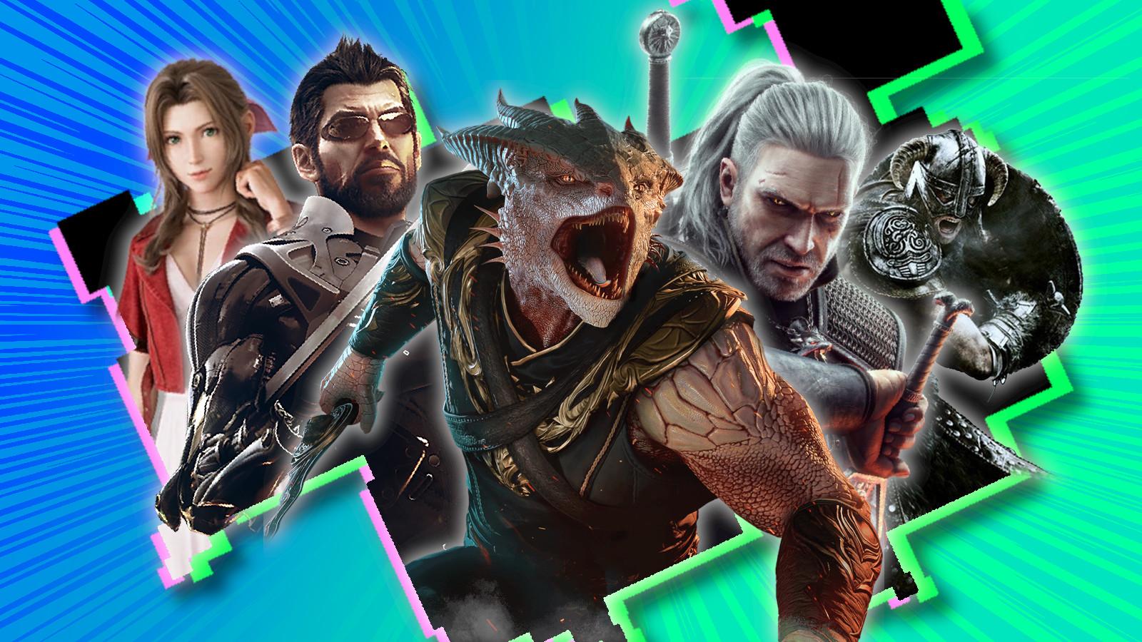 The Dark Urge, Aerith, Geralt, and Dragonborn lead our coverage of the best RPGs of all time.