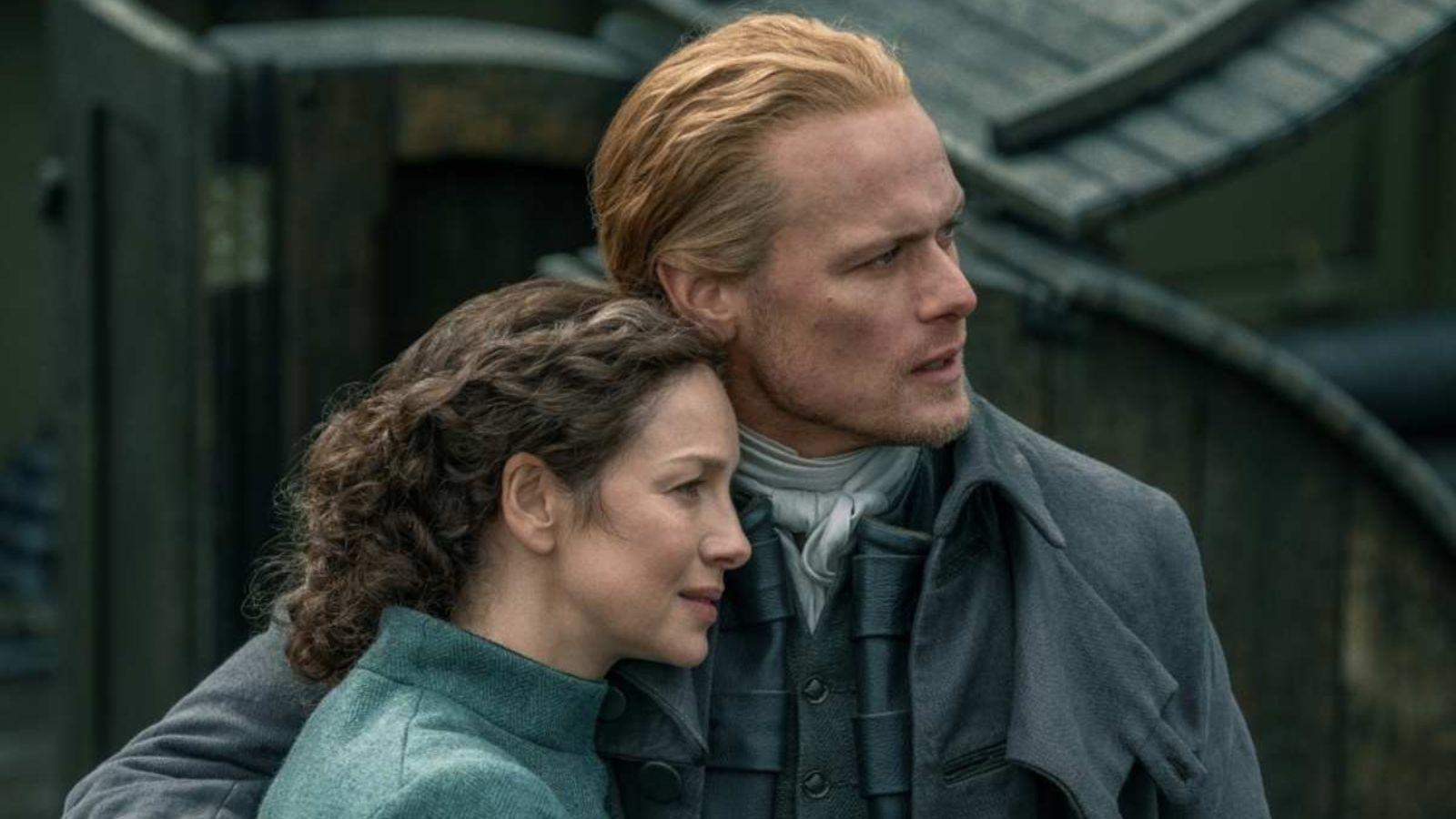 Jamie and Claire Fraser in Outlander