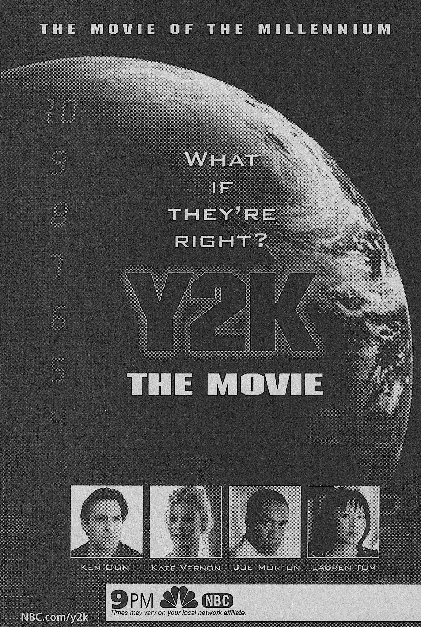 Movie poster “Y2K” (1999).