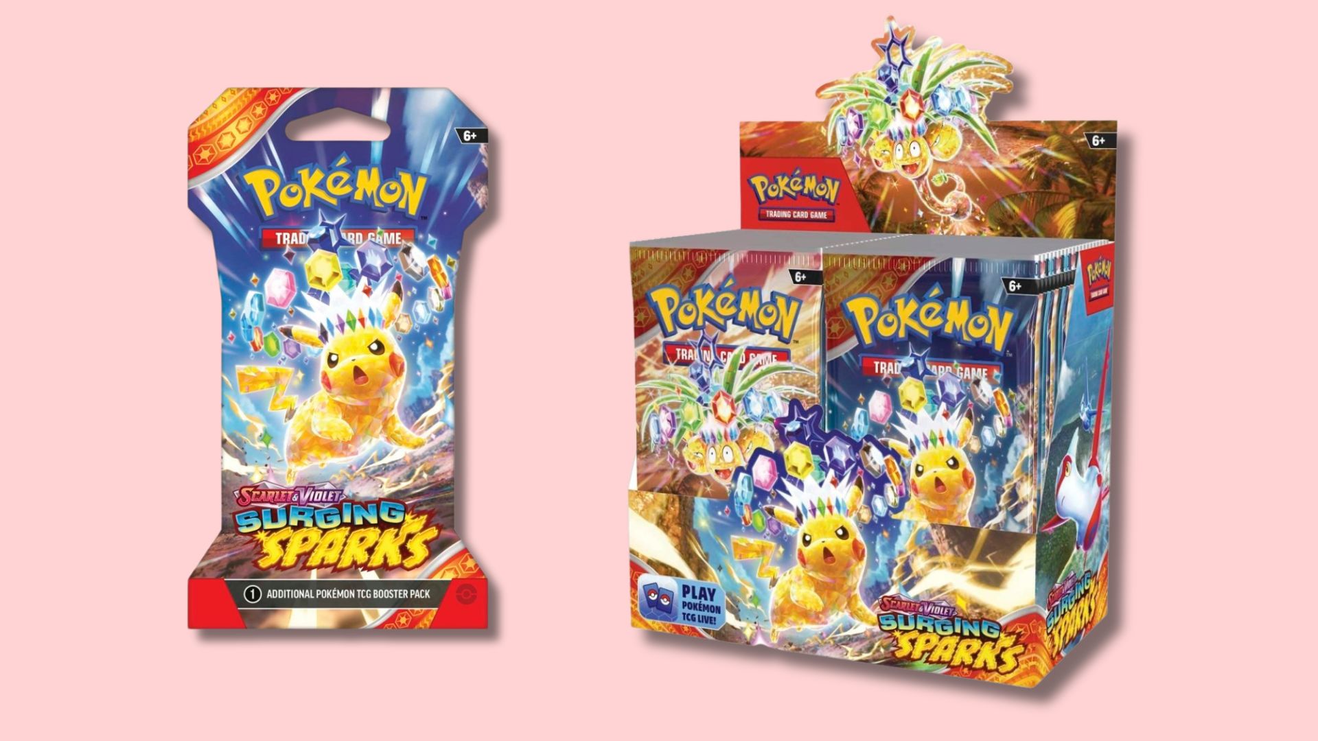 Pokemon TCG Scarlet & Violet – Surging Sparks: New Cards, Featured ...