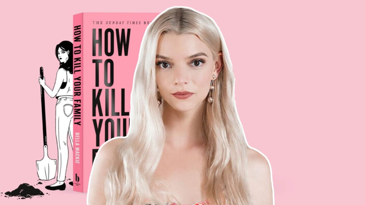 Anya Taylor-Joy in Netflix's How to Kill Your Family announcement.