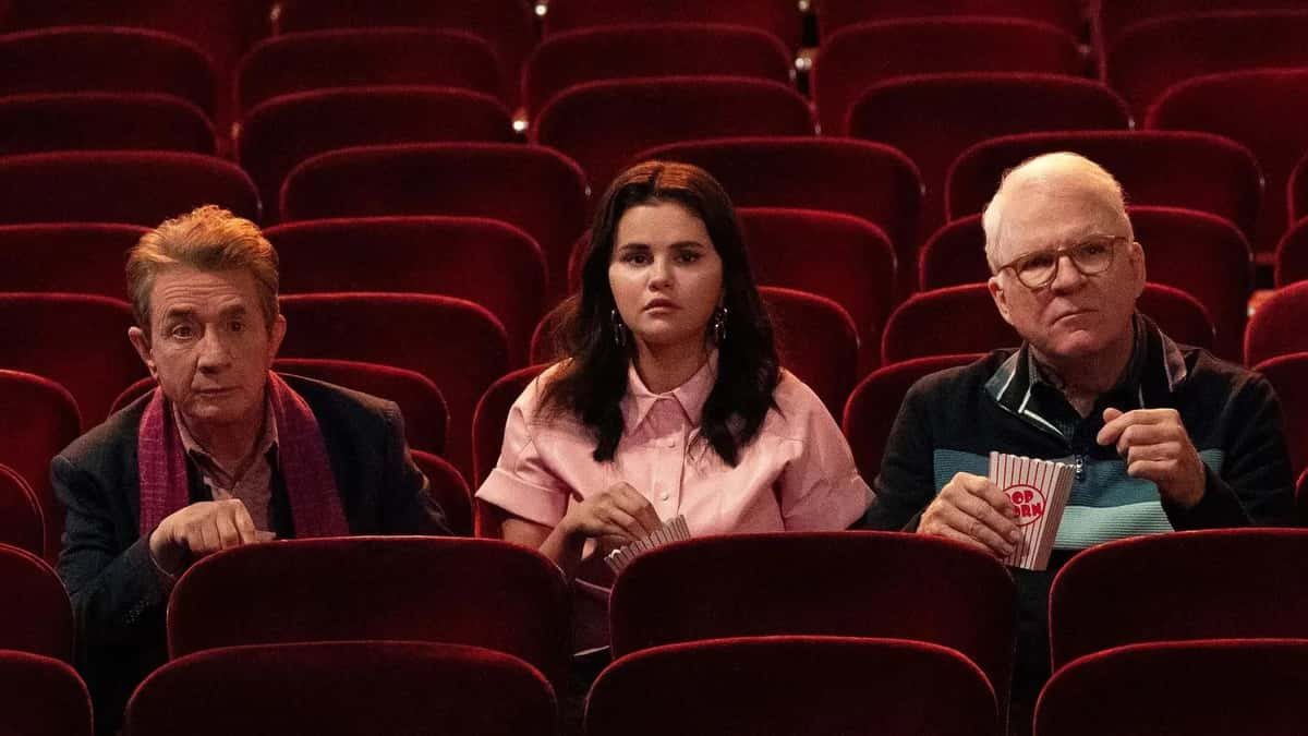 Martin Short, Selena Gomez, and Steve Martin in Only Murders in the Building