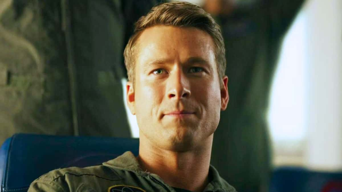 Glen Powell in Top Gun Maverick